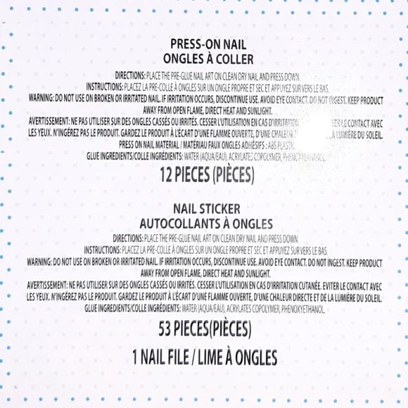 🌷2/18$ 🌷Minnie Mouse Nail Set NWT - Picture 6 of 6